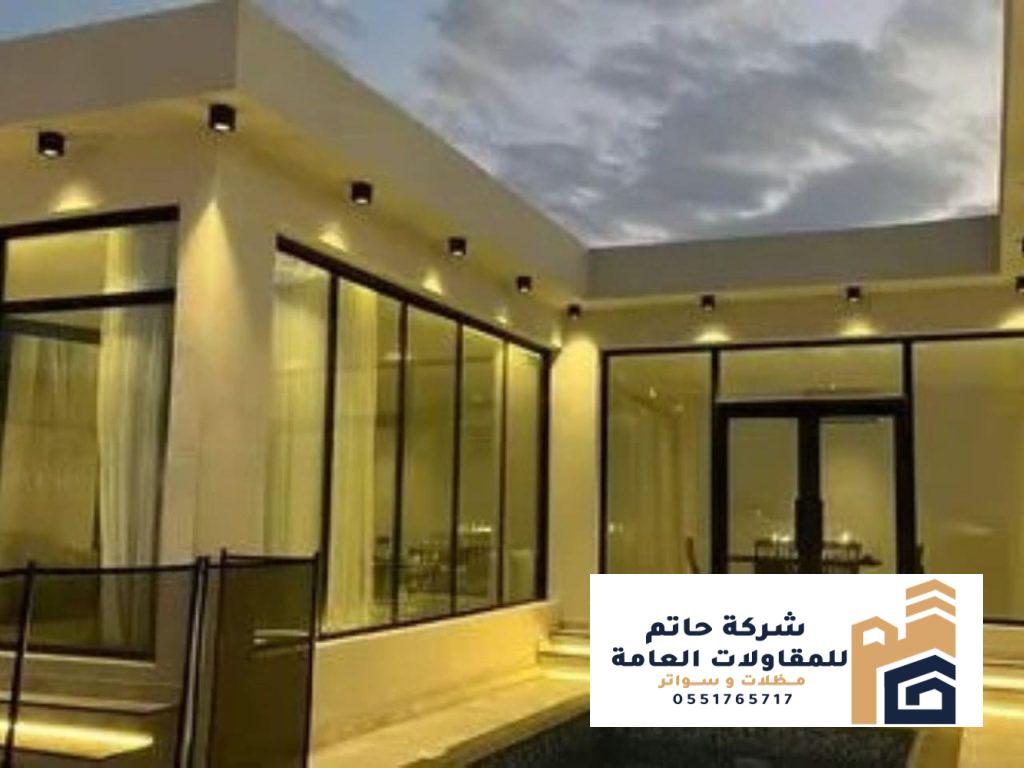 شركة تصميم وتنفيذ استراحات فخمة