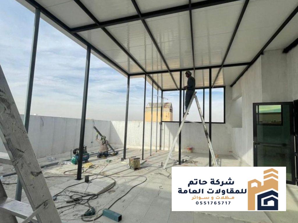 تركيب مظلات سندويش بنل بالرياض
